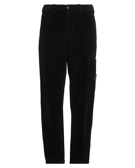 Stone Island Black Trouser for men