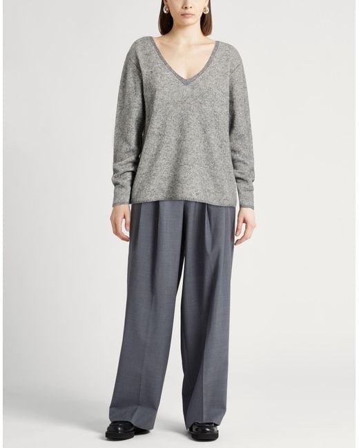 Pullover di Majestic Filatures in Gray