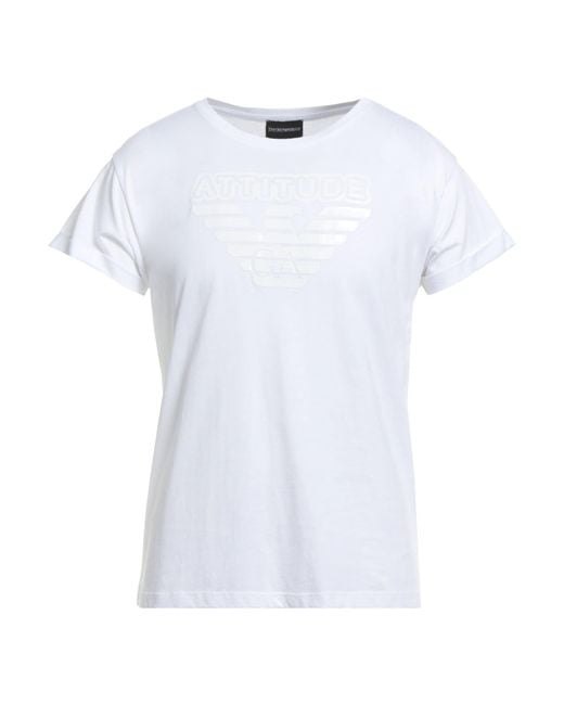 Emporio Armani White T-Shirt Cotton for men