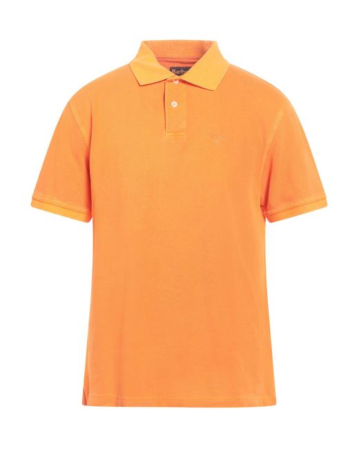 Polo Barbour de hombre de color Orange