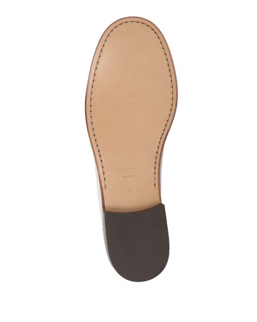 Ferragamo White Loafer