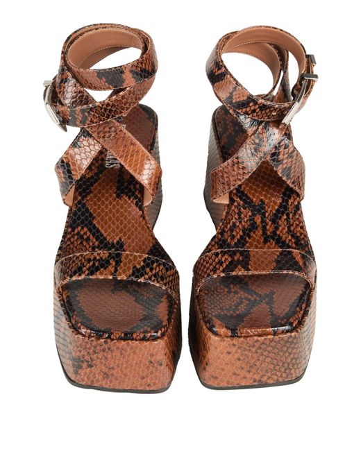 Paris Texas Brown Sandals