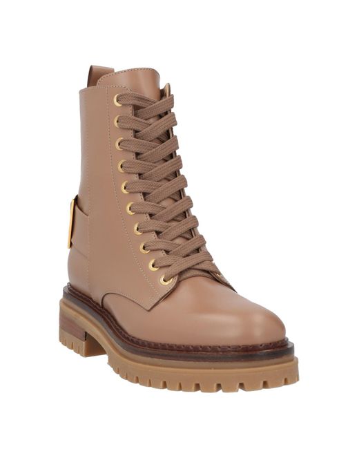 Sergio Rossi Brown Ankle Boots