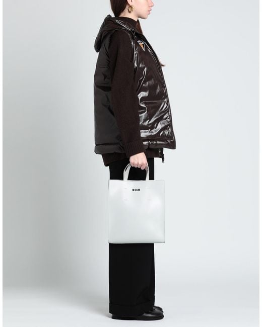 MSGM White Handbag