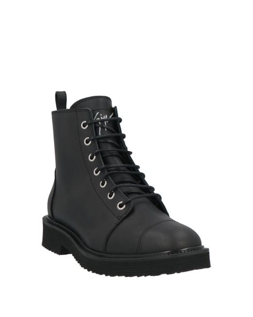 Giuseppe Zanotti Black Ankle Boots