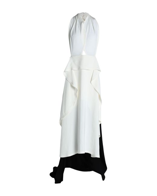 Victoria Beckham White Maxi Dress