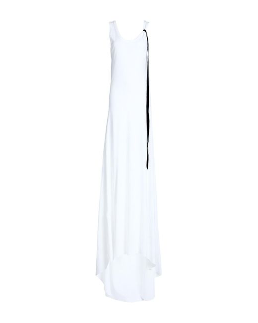 Ann Demeulemeester White Maxi-Kleid