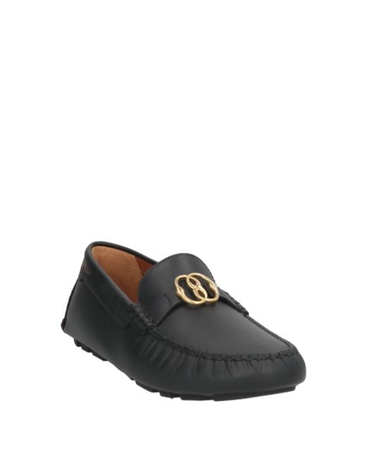 Bally Gray Loafers Leather