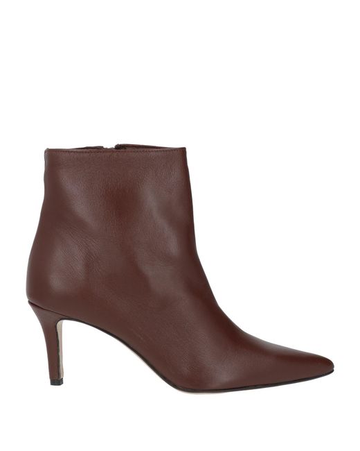 Divine Follie Brown Ankle Boots