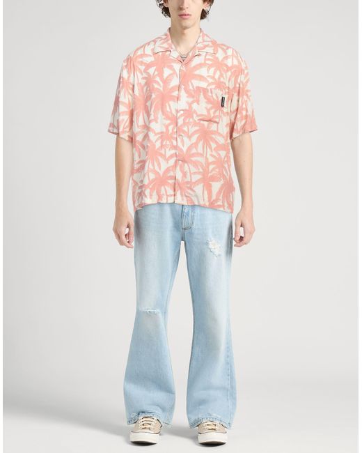Palm Angels Pink Shirt for men