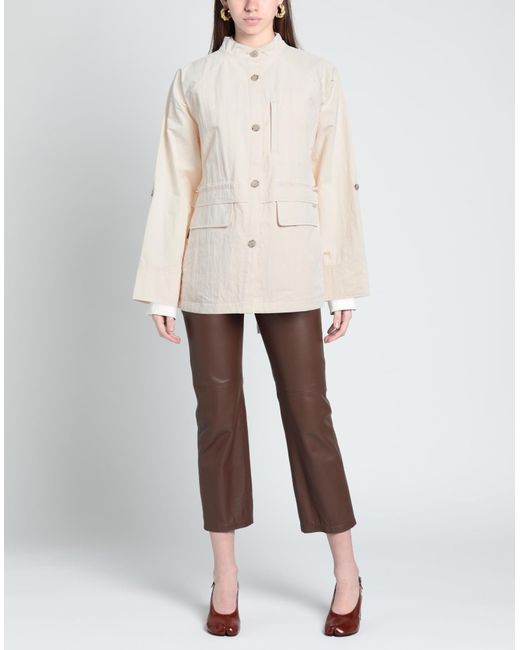 Woolrich Natural Jacke, Mantel & Trenchcoat