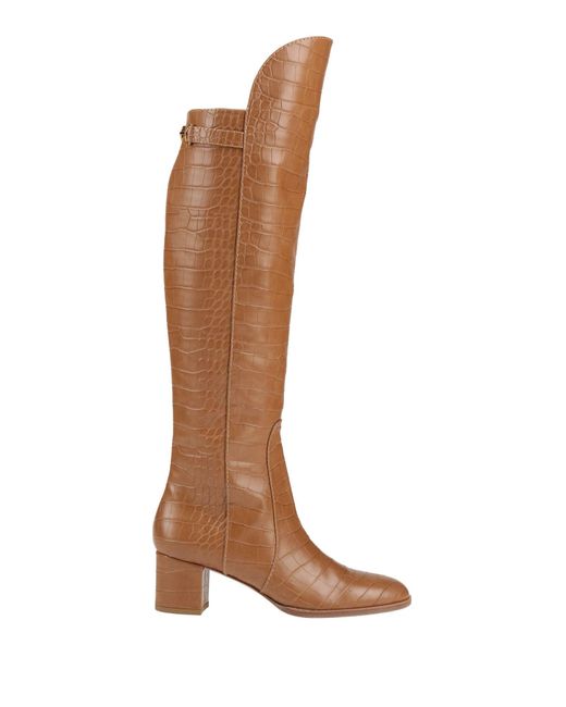Elisabetta Franchi Brown Boot Leather