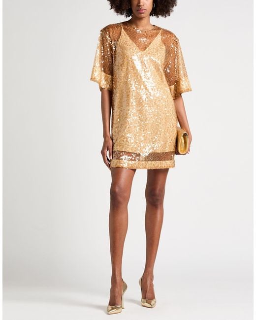 Alysi Natural Mini Dresses