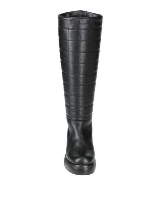 Paloma Barceló Black Boot Leather