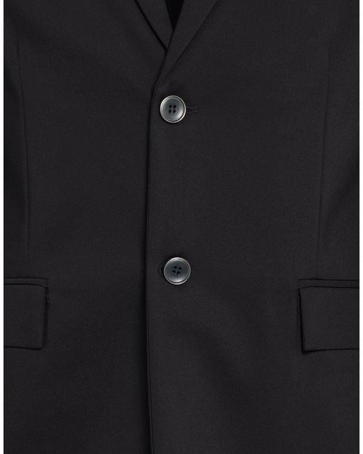 Squad² Blue Suit Polyester, Viscose, Elastane for men