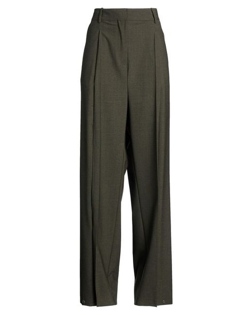 Circus Hotel Gray Dark Pants Virgin Wool, Elastane