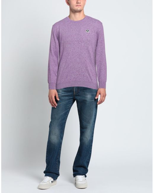 North Sails Purple Sweater for men