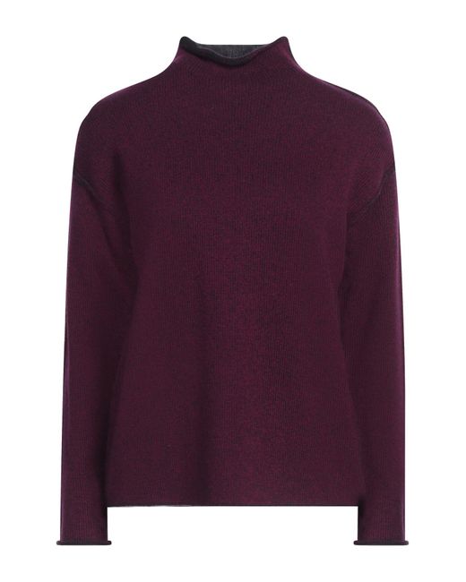 Lamberto Losani Purple Turtleneck