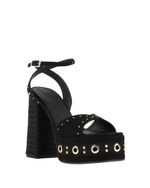 Castaner Black Sandals