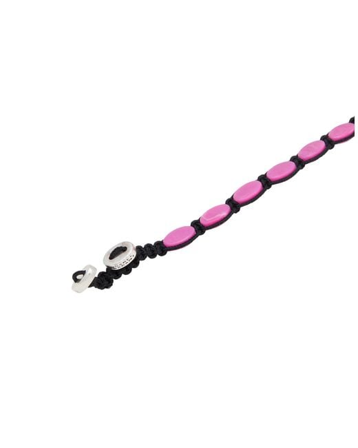 Isabel Marant Purple Bracelet Pmma (Polymethyl Methacrylate) Polyester, Tin, Brass