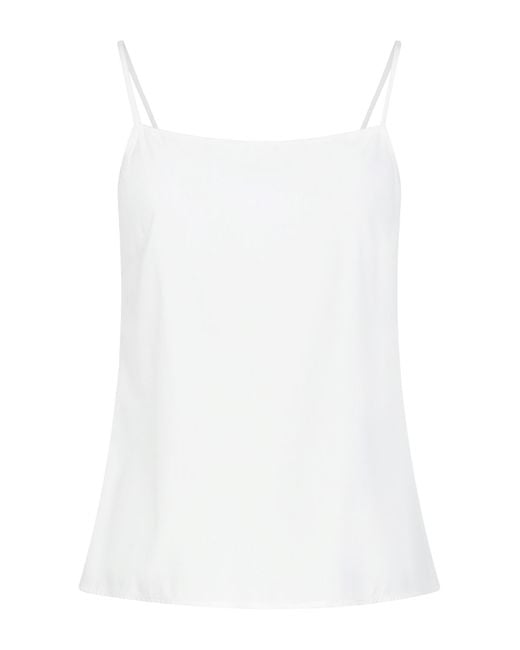 Peserico White Top Silk, Elastane