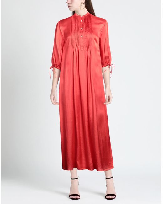 Aspesi Red Maxi Dress