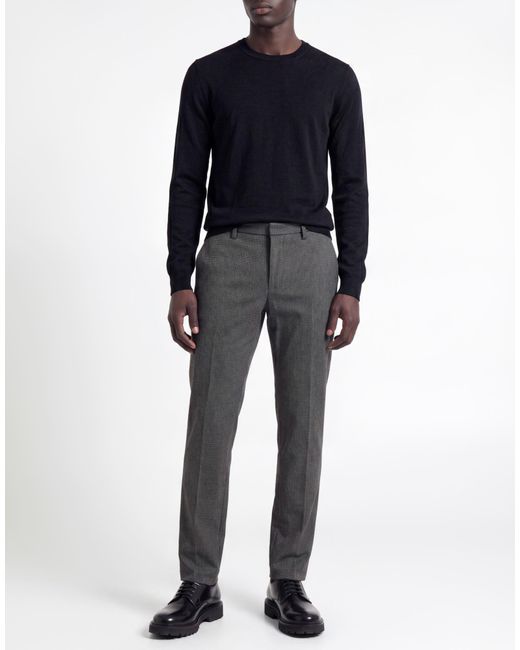 Dondup Gray Pants Polyester, Viscose, Polyamide, Elastane for men