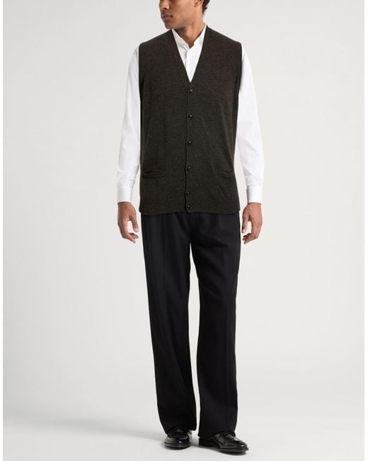 Cardigan Roberto Collina pour homme en coloris Black