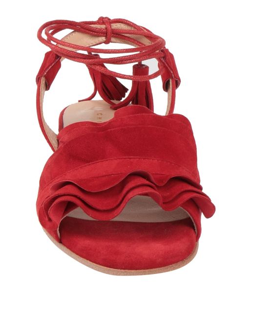 Chiarini Bologna Red Sandals