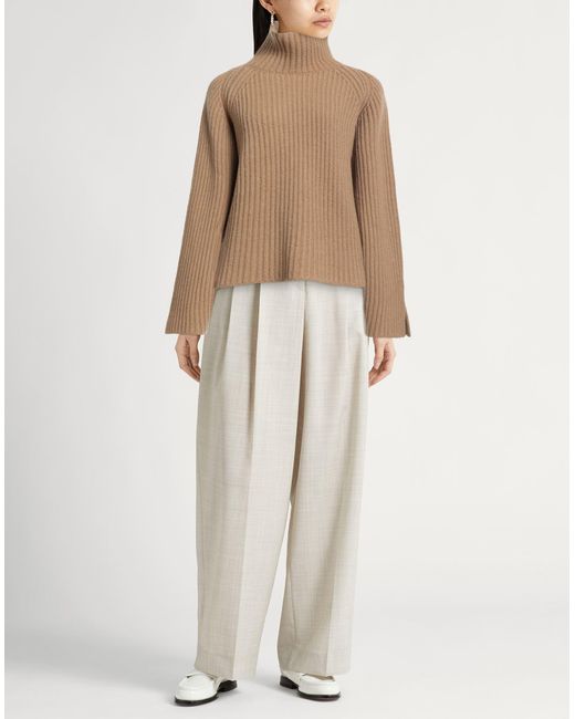 Khaite Natural Turtleneck Cashmere