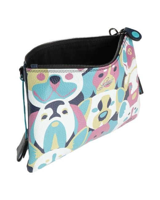 Gabs Blue Cross-Body Bag Calfskin