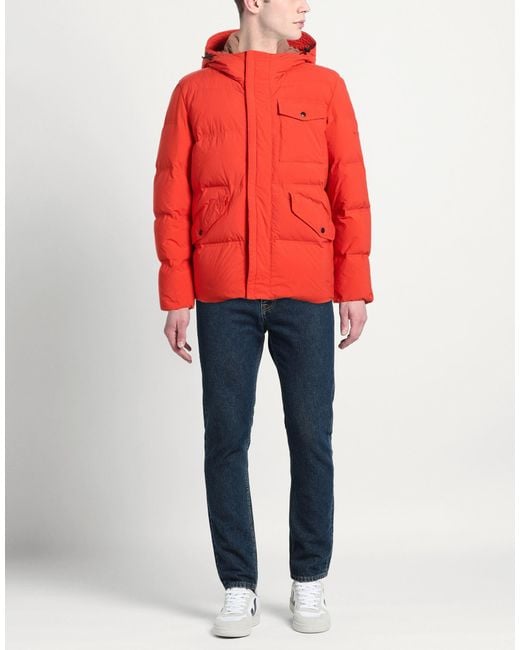 Woolrich Red Puffer for men