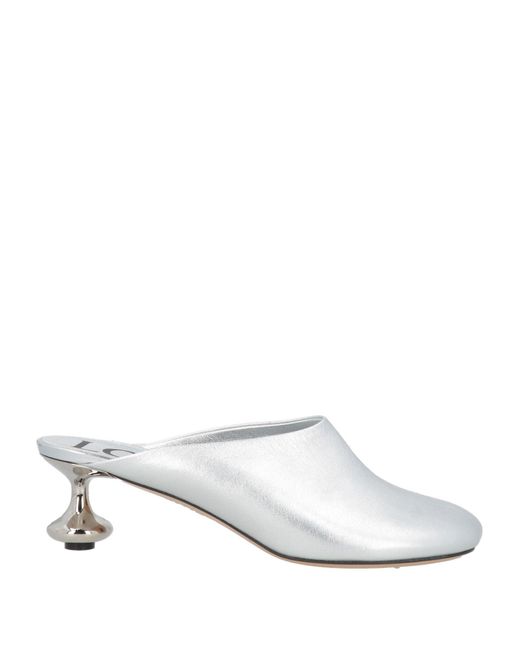 Loewe White Mules & Clogs