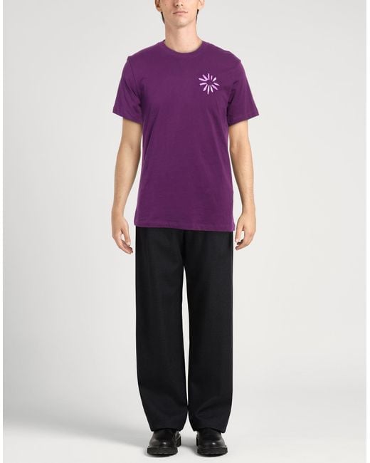 Sandro Purple T-Shirt Cotton for men