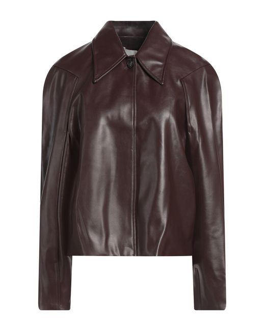 Low Classic Brown Jacket Polyurethane