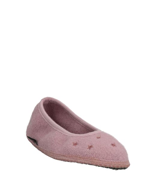 Haflinger Pink Slippers