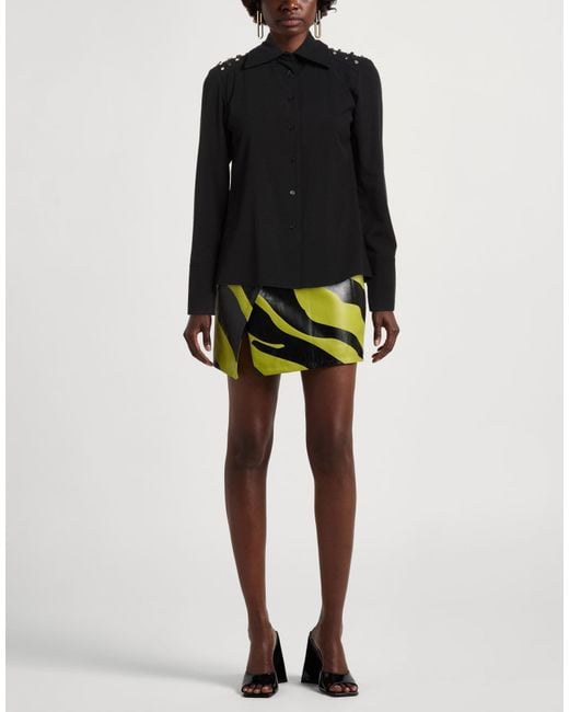 Kaos Black Shirt Polyester, Viscose, Elastane