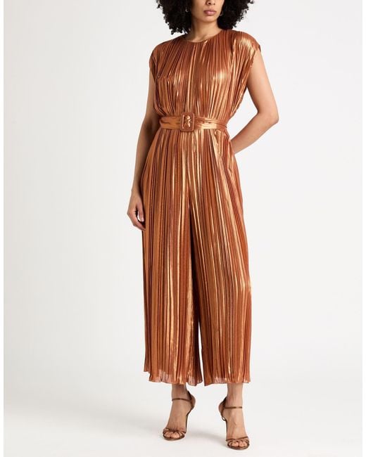Maliparmi Brown Jumpsuit Polyester