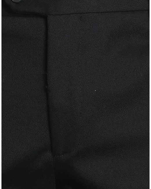 Brian Dales Black Pants Cotton, Elastane for men
