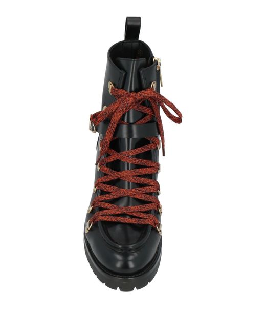 Santoni Black Ankle Boots