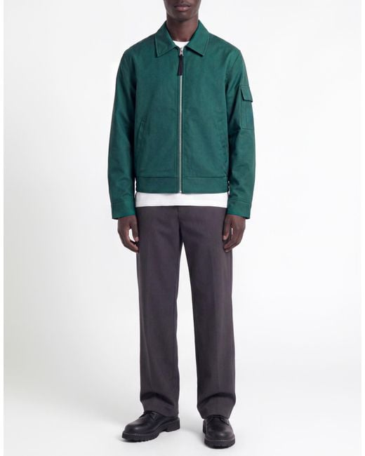 Spiewak Green Jacket Polyester, Wool, Polyurethane for men