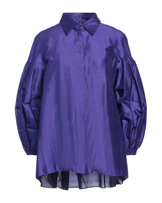 Max Mara Studio Purple Shirt Silk