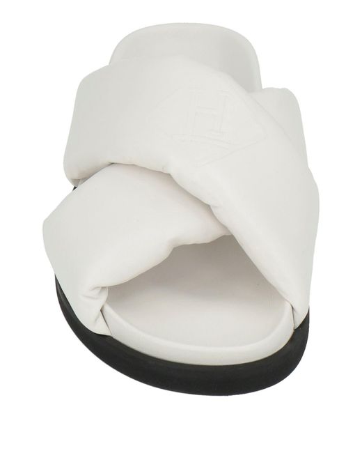 Herno White Sandals