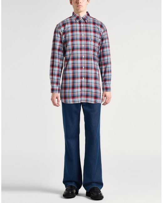 Camisa Barbour de hombre de color Blue