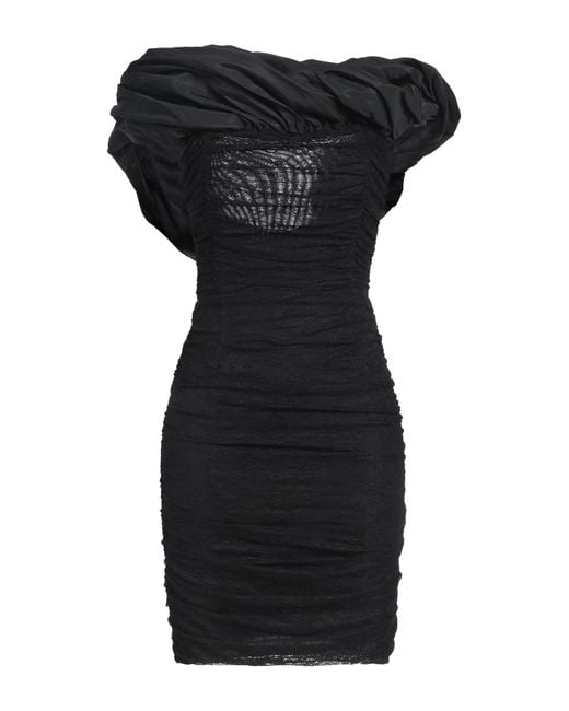 Pinko Black Mini Dress Polyamide, Elastane, Polyester