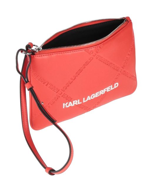 Karl Lagerfeld Red Handbag