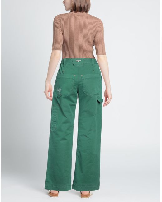 MARINE SERRE Green Pants