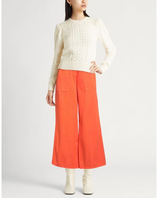 Alysi Orange Trouser
