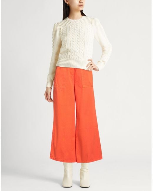 Alysi Orange Trouser