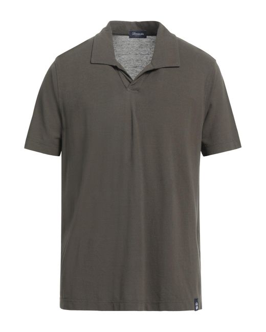 Drumohr Gray Polo Shirt for men